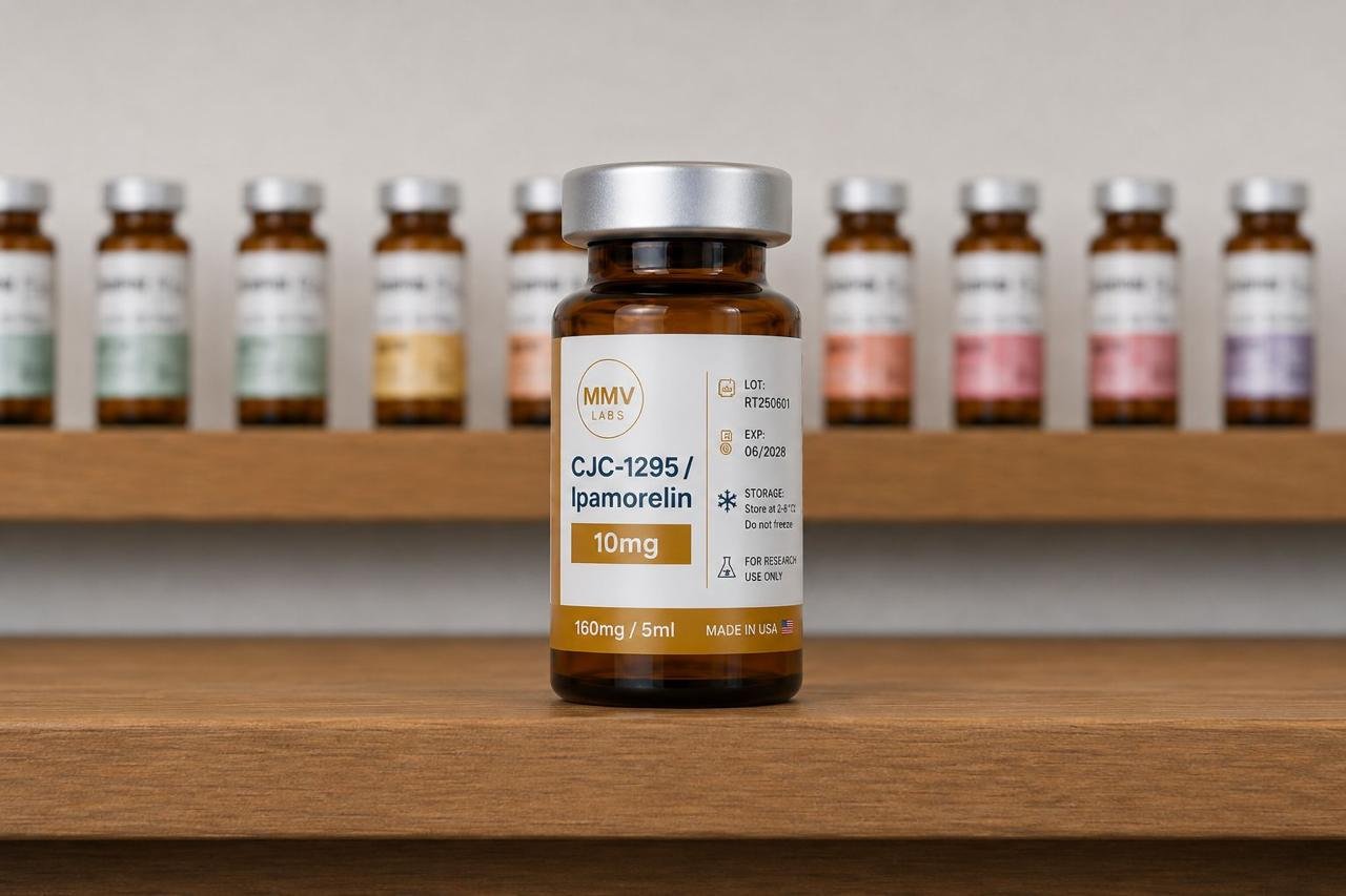 Frasco de CJC-1295 + Ipamorelin MMV Labs